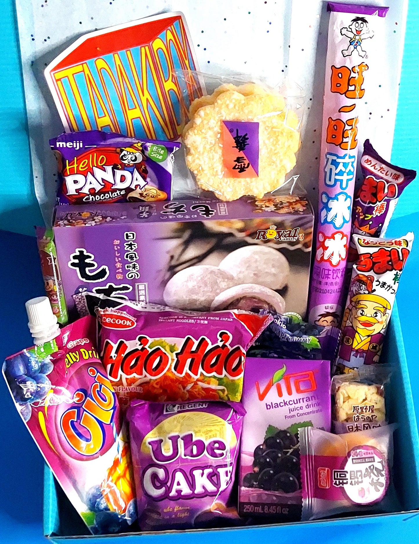 Pick A Color Asian Snack Ramen and Drink Box