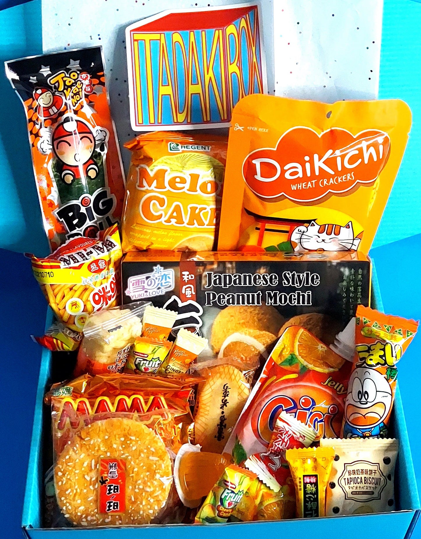 Pick A Color Asian Snack Ramen and Drink Box